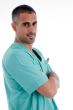 surgeon with folded hands
