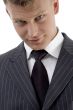 close view of handsome young businessman