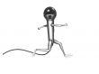 three dimensional running microphone with hands