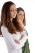 two young friends posing at camera
