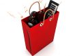three dimensional shopping bag with equipments