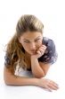young posing model looking at camera