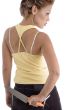back pose of woman with knife