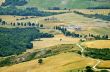 Landscape in Val d`Orcia (Tuscany)