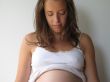 young pregnant woman
