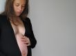 young pregnant woman