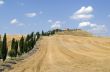 Crete senesi, characteristic landscape in Val d`Orcia