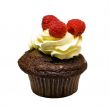 Isolated Rapberry Cupcake