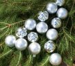 Christmas silver balls