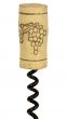 Wine cork on screw