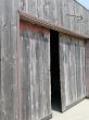 old wooden barn with open doors