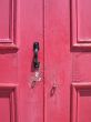 large red door close-up