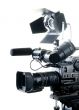 dv camcorder and light