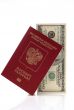 Passport of Russian Federation and hundred USD