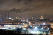 Panorama of Moscow in the night
