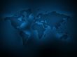 Black and blue map