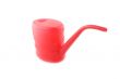 Red watering can closeup