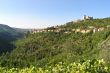 Old medieval village on the mountain in Italy