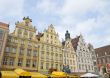 Central square in Wroclaw, Poland