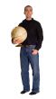 Man Holding A Globe