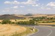 Crete senesi, characteristic landscape in Val d`Orcia