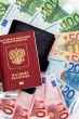 The passport, wallet and the euros