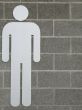 male washroom sign