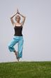 Yoga On A Meadow