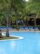 large blue water pool