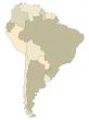 Map of South America