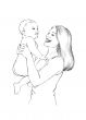  healthy baby and  happy mama
