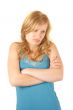 Pigheaded young woman