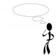 Thoughtfully person