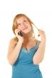 Smiling caller