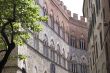 Siena - Historic palace and tree