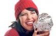 Attractive Woman Holds Gift