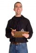 Man With List