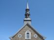 church steeple and blue sky