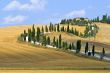 Crete senesi, characteristic landscape in Val d`Orcia