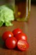 Tomatos cherry on the table