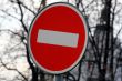 The `Vehicle forbidden` sign