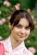 Girl in a flower yukata