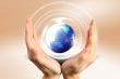 Blue globe