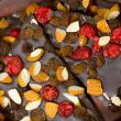 chocolate with berries and nuts