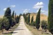 Crete senesi, characteristic landscape in Val d`Orcia