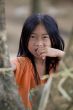 Portrait Hmong girl Laos