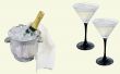 A bottle of champagne