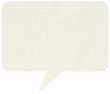 Crumpled comic speech bubble