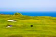 Golf field over the sea