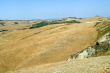 Crete senesi, characteristic landscape in Val d`Orcia